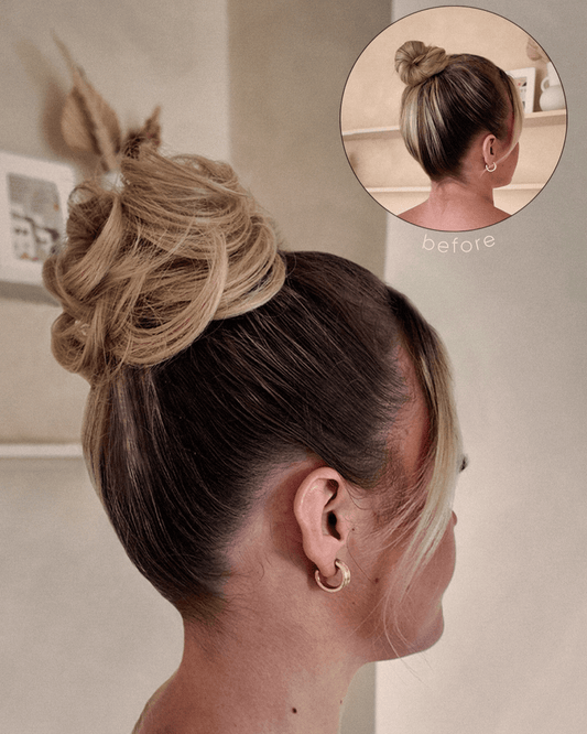 RealFeel™ Instant Messy Bun Hair Scrunchie