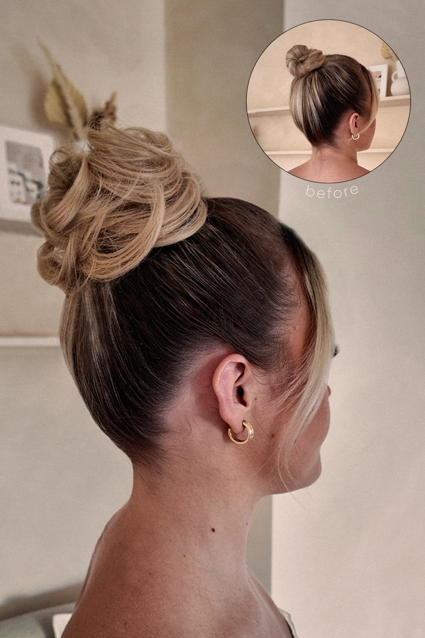 RealFeel™ Instant Messy Bun Hair Scrunchie