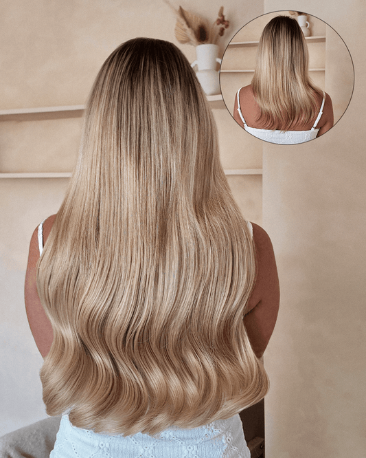 20" 1 Piece RealFeel™ Curly Instant Clip In Hair Extensions