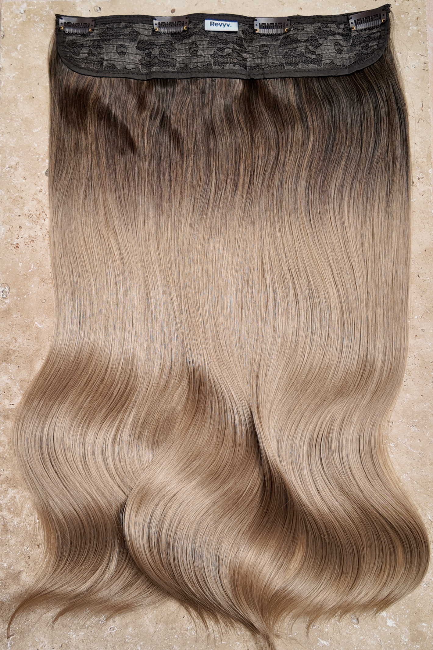 22" 1 Piece RealFeel™ Natural Wave Instant Clip In Hair Extensions