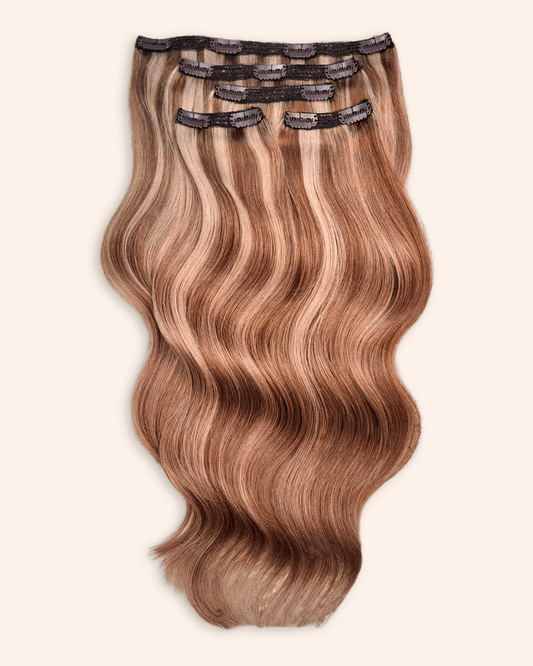 LuxyLace™ 5-piece Clip In Human Hair Extensions